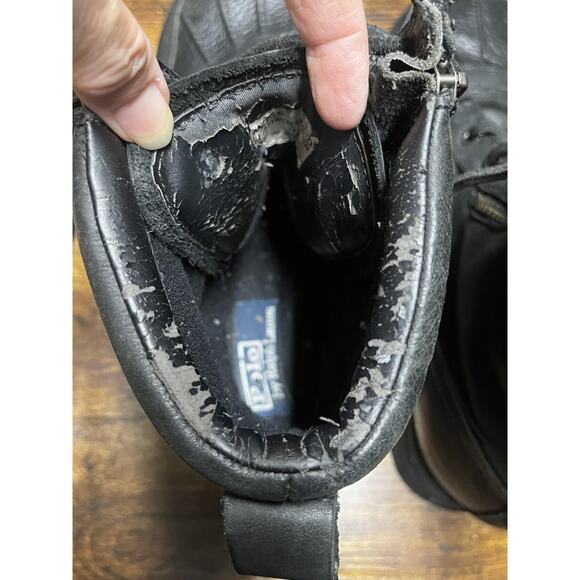 Polo Ralph Lauren Boots Mens Size 12 Andres Leather Duck Hiking Zip Lace Up - Picture 9 of 10